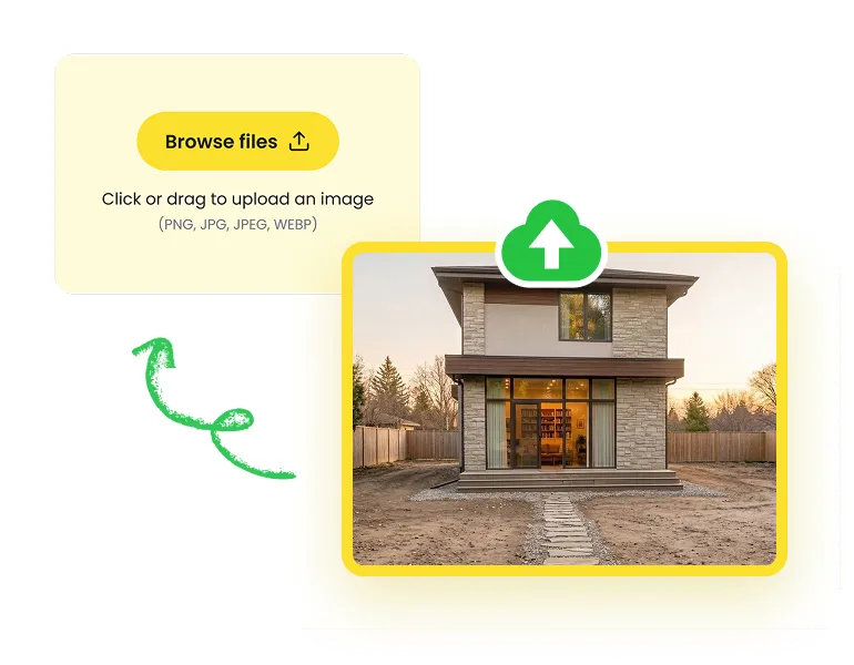 Upload your exterior space image