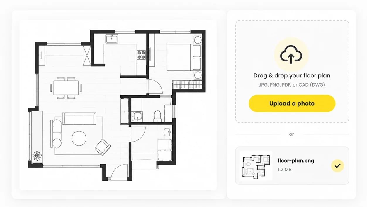 How to create a floor plan