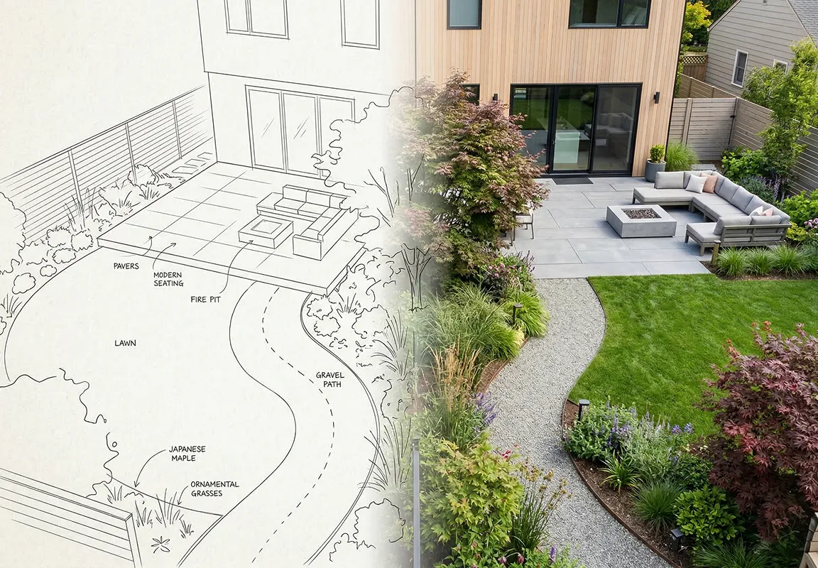 Transform your outdoor space instantly with AI